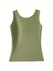 Floral Lace Trim Padded Tank Top