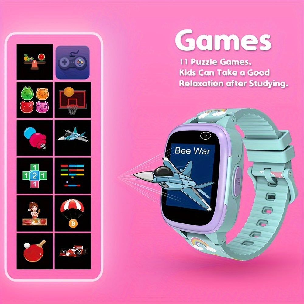 Kids Smart Game Watch Music Playback Camera Pedometer Alarm 11 Games