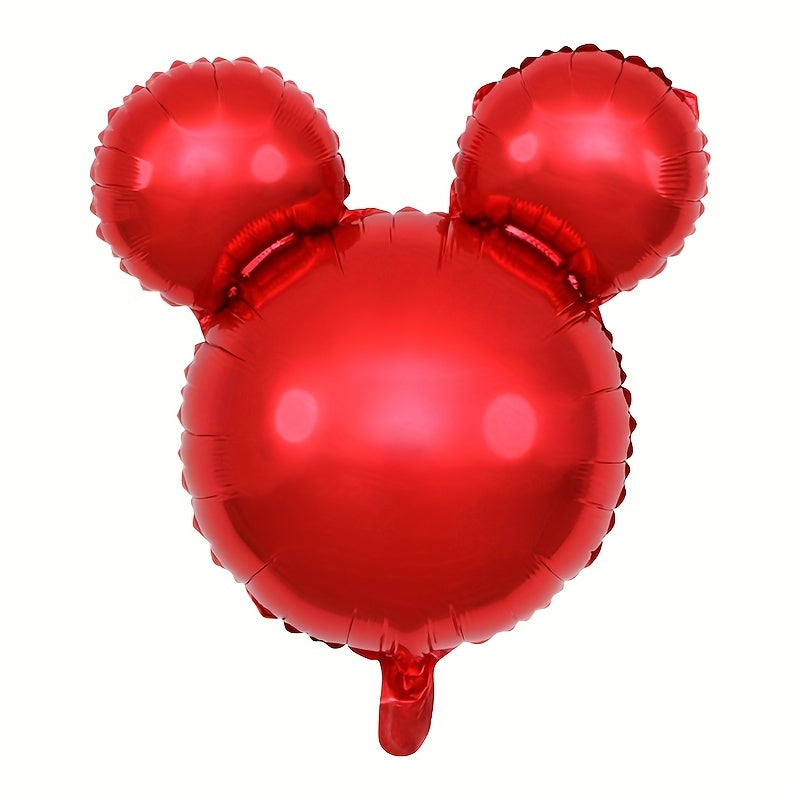 2pcs Bear Head Foil Balloons Party Decoration Children's Birthday