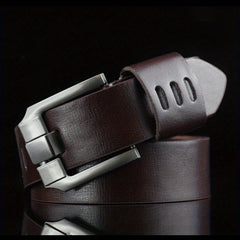 Men's PU Leather Belt Pin Buckle Belt 43 3in
