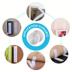 Double Sided Hook And Loop Tape Self Adhesive Heavy Duty Sticky Tape