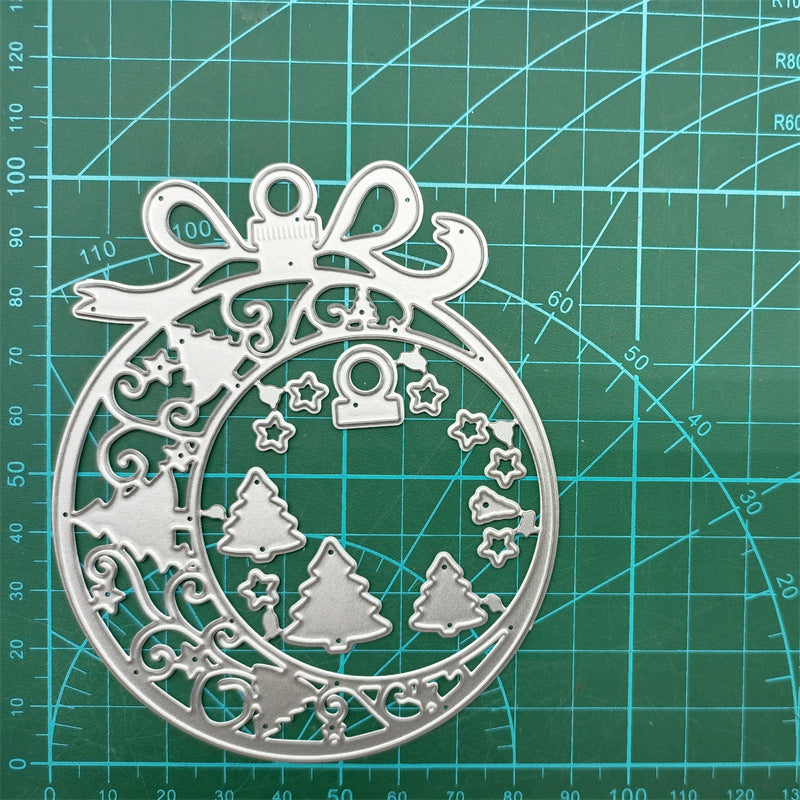 Christmas Decor Ball Embossed Mold DIY Christmas Dies For Card Making