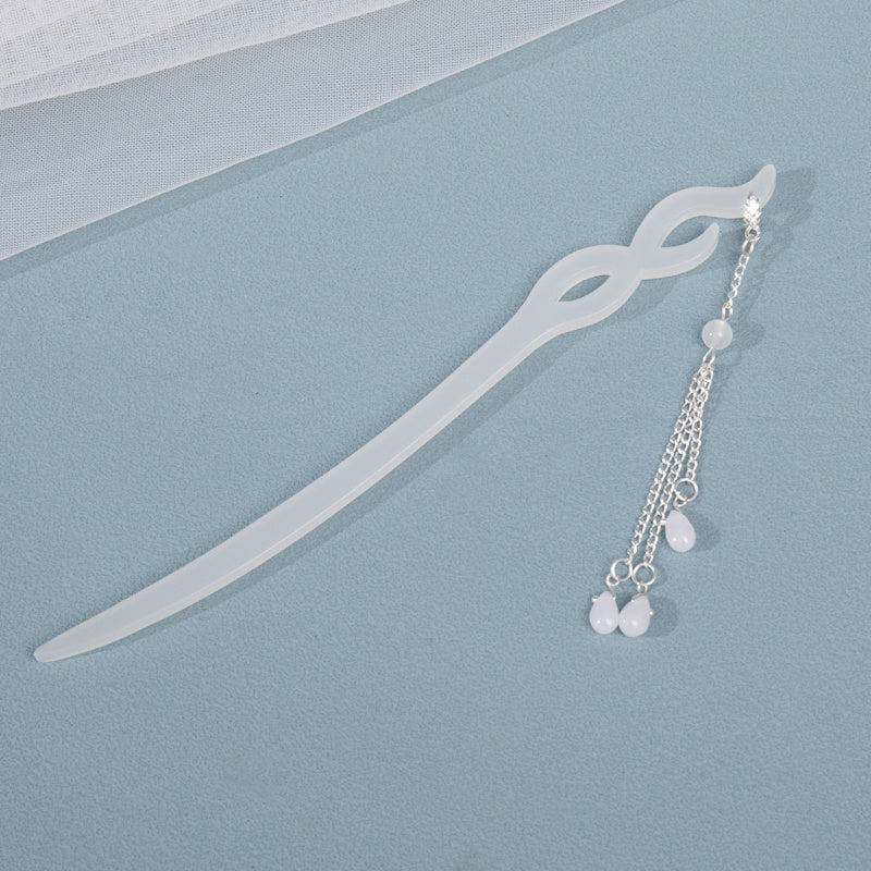Classic Hair Pin Sticks Acetic Acid Tassel for Women