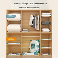 1pc Space Saving Vacuum Storage Bags For Travel And Home Use