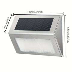6pcs Solar Deck Lights Waterproof Garden Outdoor Lights