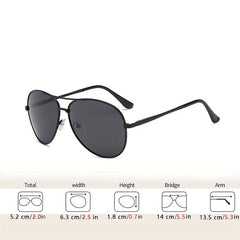 Men's Aviator Polarized Sunglasses UV400 Protection