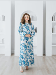  Casual Floral Print Maxi Dress