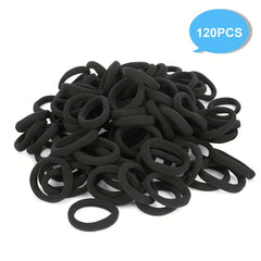 100pcs Soft Nylon Rubber Band Ponytail Holder Elastic Hair Ties Hair Accessories