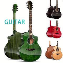 Folk Guitar 41 inch Hand Protector Shining Beginner Guitar