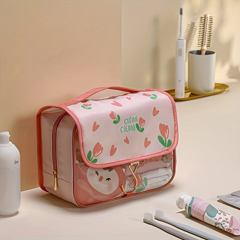Cartoon Travel Hangable Wash Bag Waterproof Storage Bag