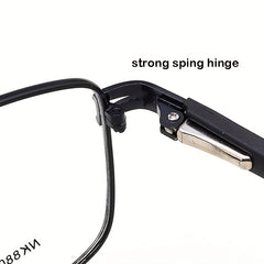 Men's Square Sporty Eyeglasses Frame