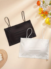 2pcs Seamless Wireless Bras Stretch Intimates Bra Women's Lingerie