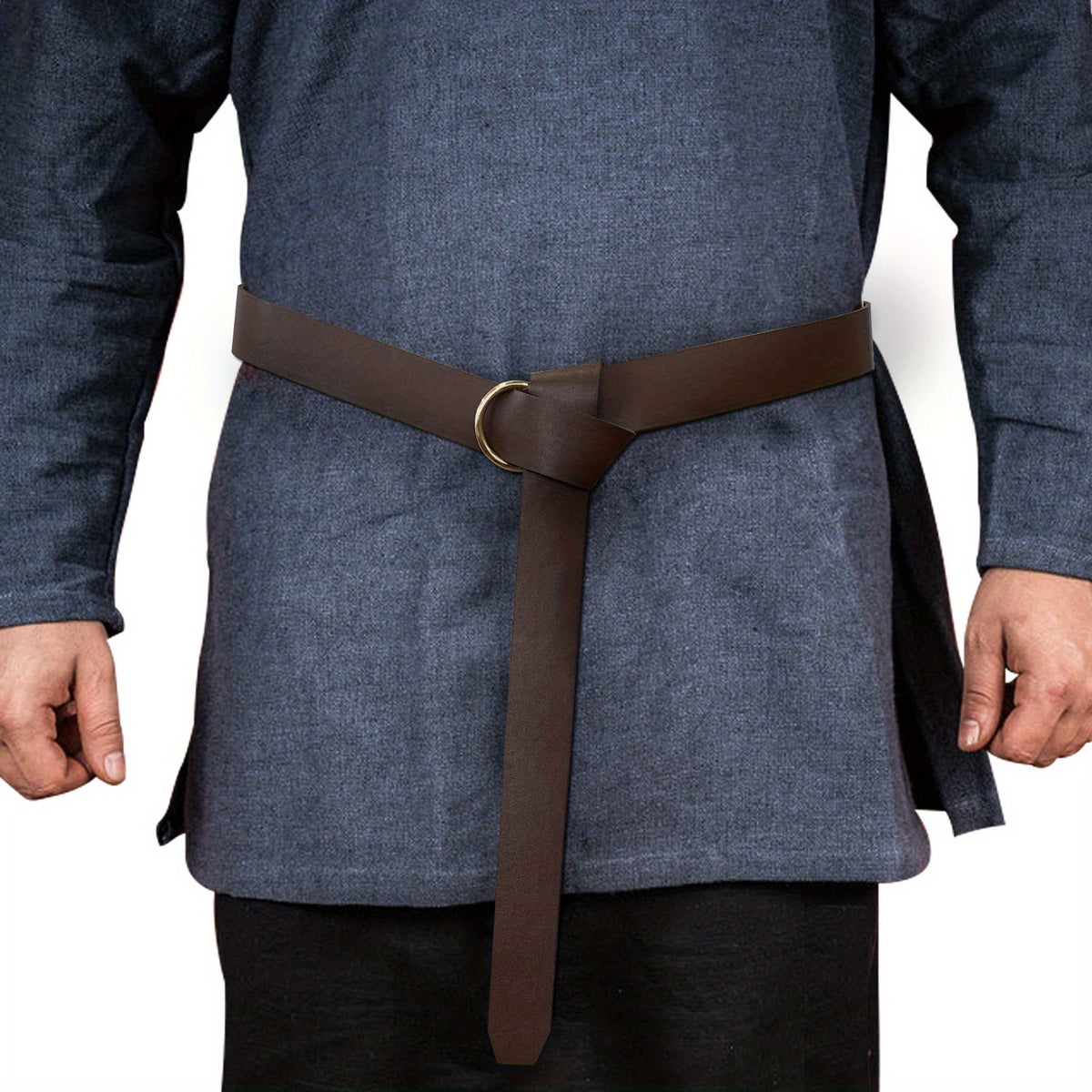 Vintage PU Leather Belt Celtic Knight Style Stage Props