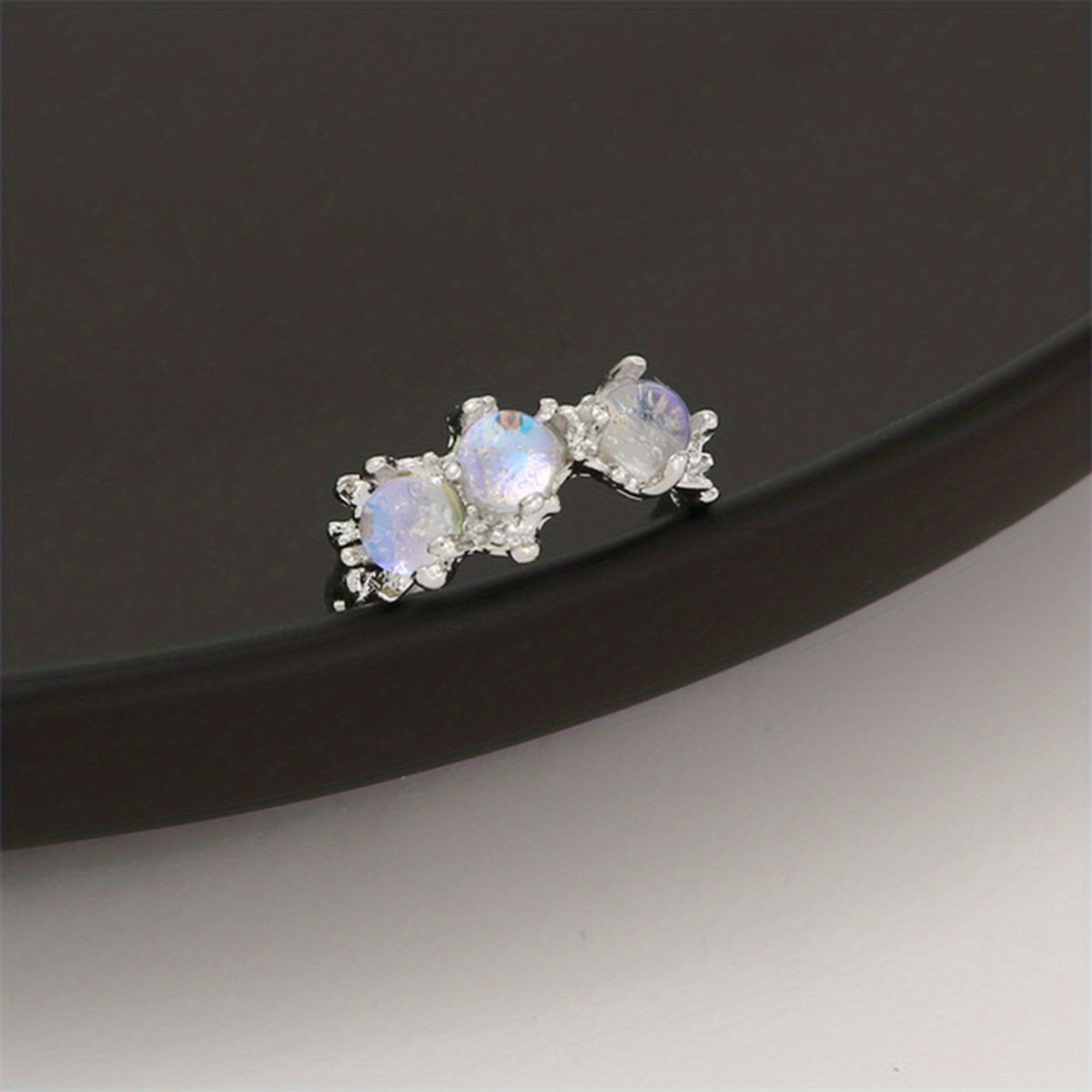 Y2k Moonstone Dazzling Ring for Girls - Daily Outfits Party Accessory