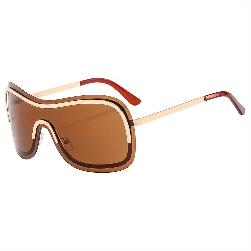 Y2K Sunglasses One-piece Lens