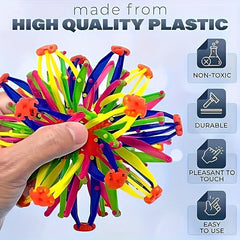 Colorful Expandable Stress Ball Rainbow Sensory Fidget Ball