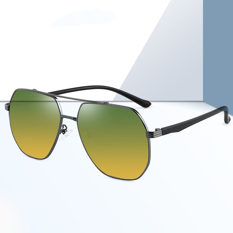 Vintage Polygon Sunglasses Polarized For Men