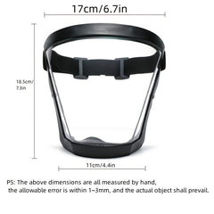 High Def. Labor Prot. Protective Mask Anti-fog Full Face Cycling Sports Cover