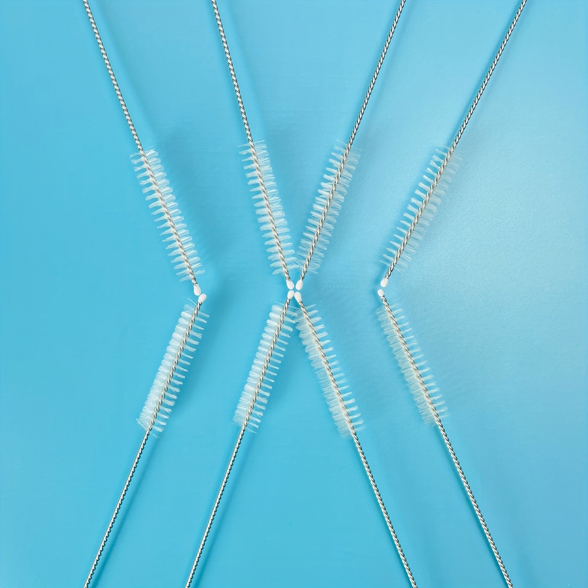 304 Stainless Steel Straw Brush Functional Cleaning Brush