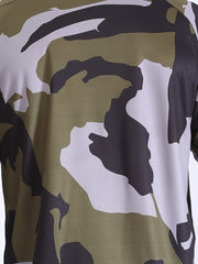 Men's Camo Long Sleeve Motorcycle T-shirt Quick Drying Breathable Top