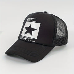 Trucker Hat High Top Baseball Cap Hip Hop Cap Street Dance Cap