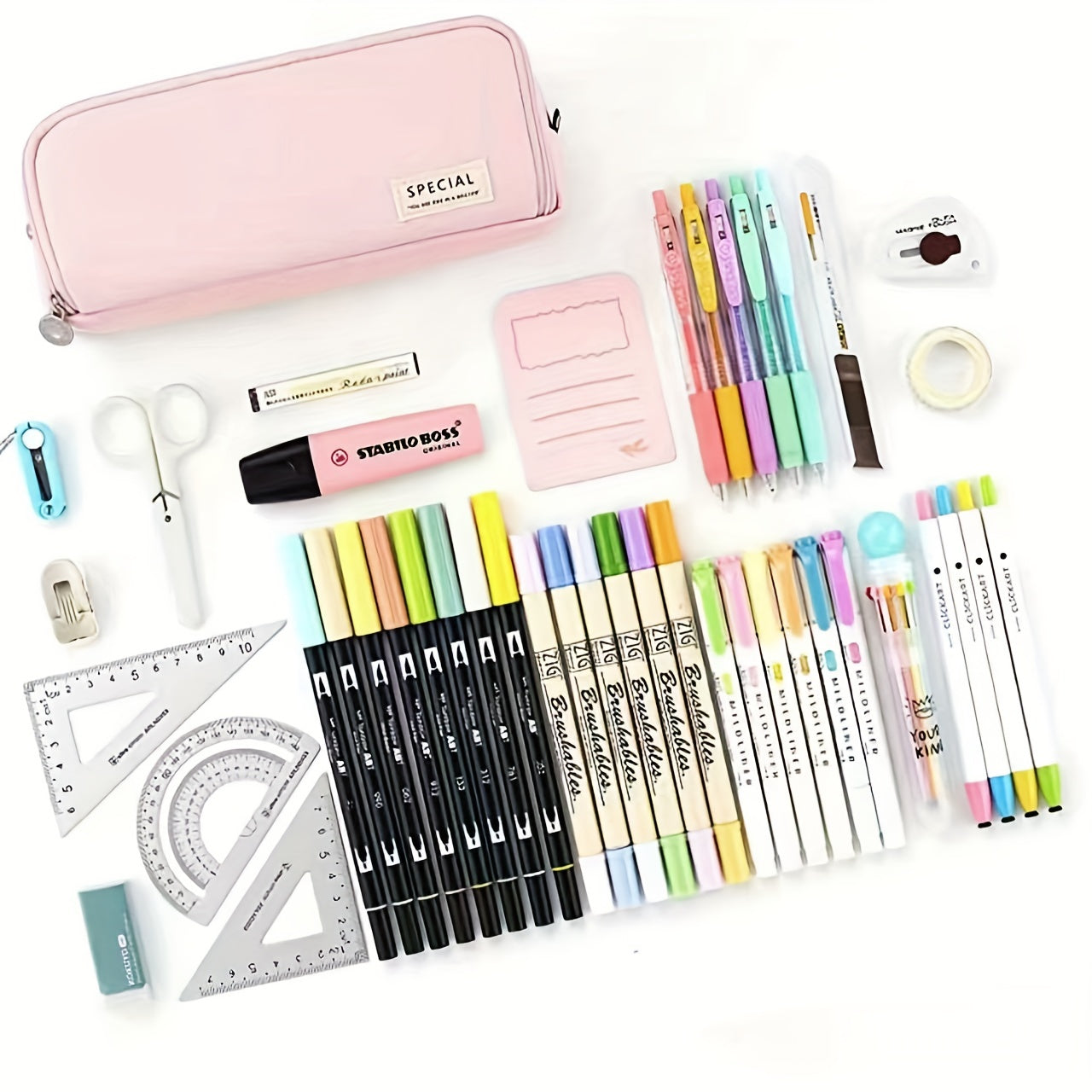 Large Capacity Pencil Case for Students, Multifunctional
