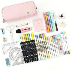Large Capacity Pencil Case for Students, Multifunctional