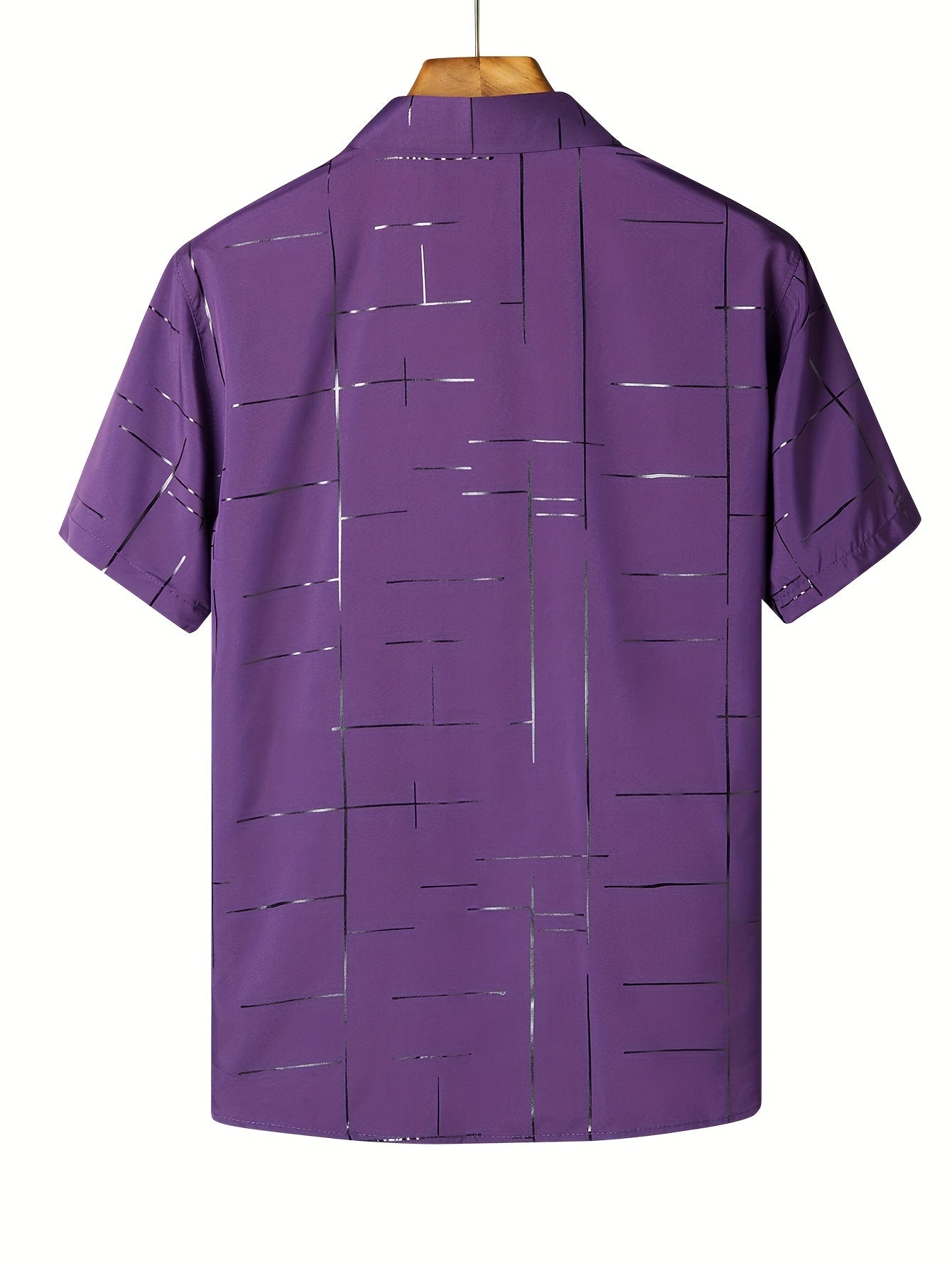 Men's Short Sleeve Formal Party Shirt