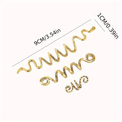 African Style Dreadlock Accessories Celtic Style Spiral Hair Ring