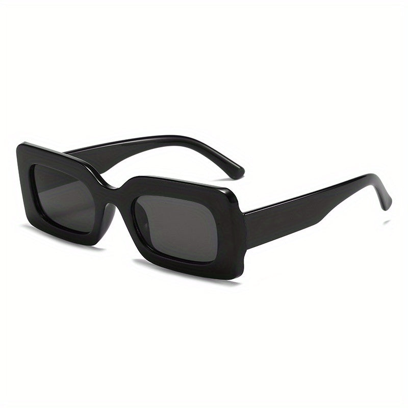Y2K Rectangle Sunglasses Candy Jelly Glasses UV400