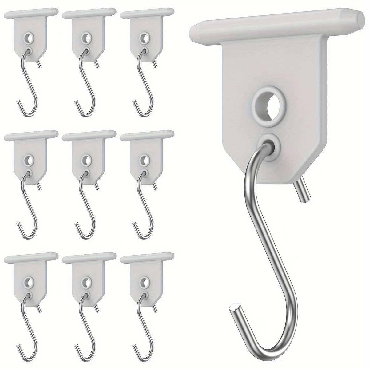 10pcs RV Awning Hooks Metal Camping Hangers for Tent