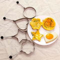 Stainless Steel Omelette Ring with Anti-heat Handle