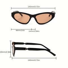 Y2K Cat Eye Sunglasses UV400 Sun Shades Glasses