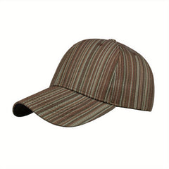 Summer Striped Baseball Cap Outdoor Sun Protection Hat