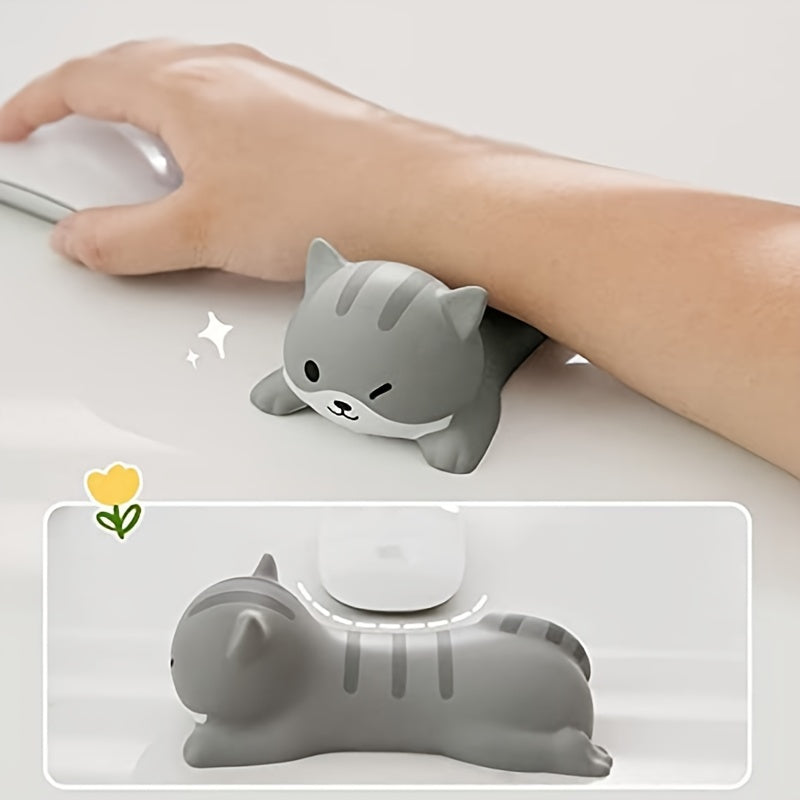 Ergonomic Wrist Rest Support Mouse Pad PU Slow Rising Comfort for Computer Desks