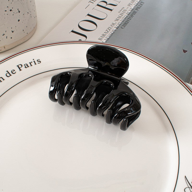 Acrylic Hair Claw Clips for Thin Hair - Small Medium Banana Hair Accessories