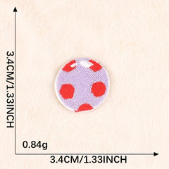 5 Pcs Sun Moon Embroidery Badge Stickers for Girls Kids