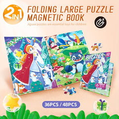 Fairy Tale Puzzle with Bunny Ears & Magical Creatures - Educational Toy