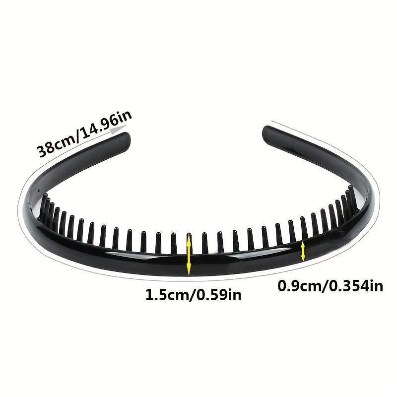 Nonslip Teeth Hair Band for Women - Curly Hair Head Hoop