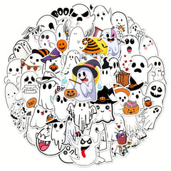 50pcs Funny Ghost Series Graffiti Stickers Waterproof DIY Creative