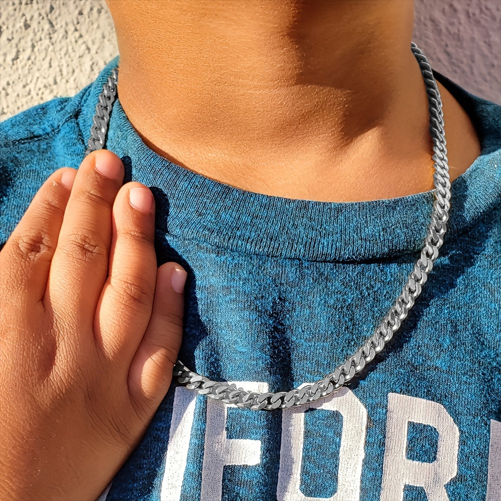 Cuban Chain Pendant Necklace Minimalist Cuba Necklaces Gift Boys