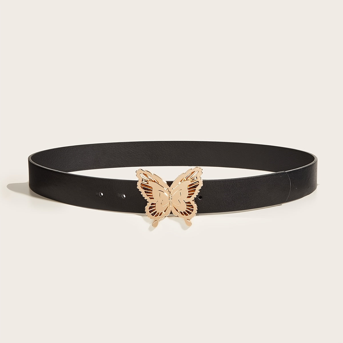 Lady Belt PU Leather Butterfly Buckle Decorative Waist Belts For Women