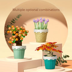 Build a Flower Garden Toy for Desktop Decor