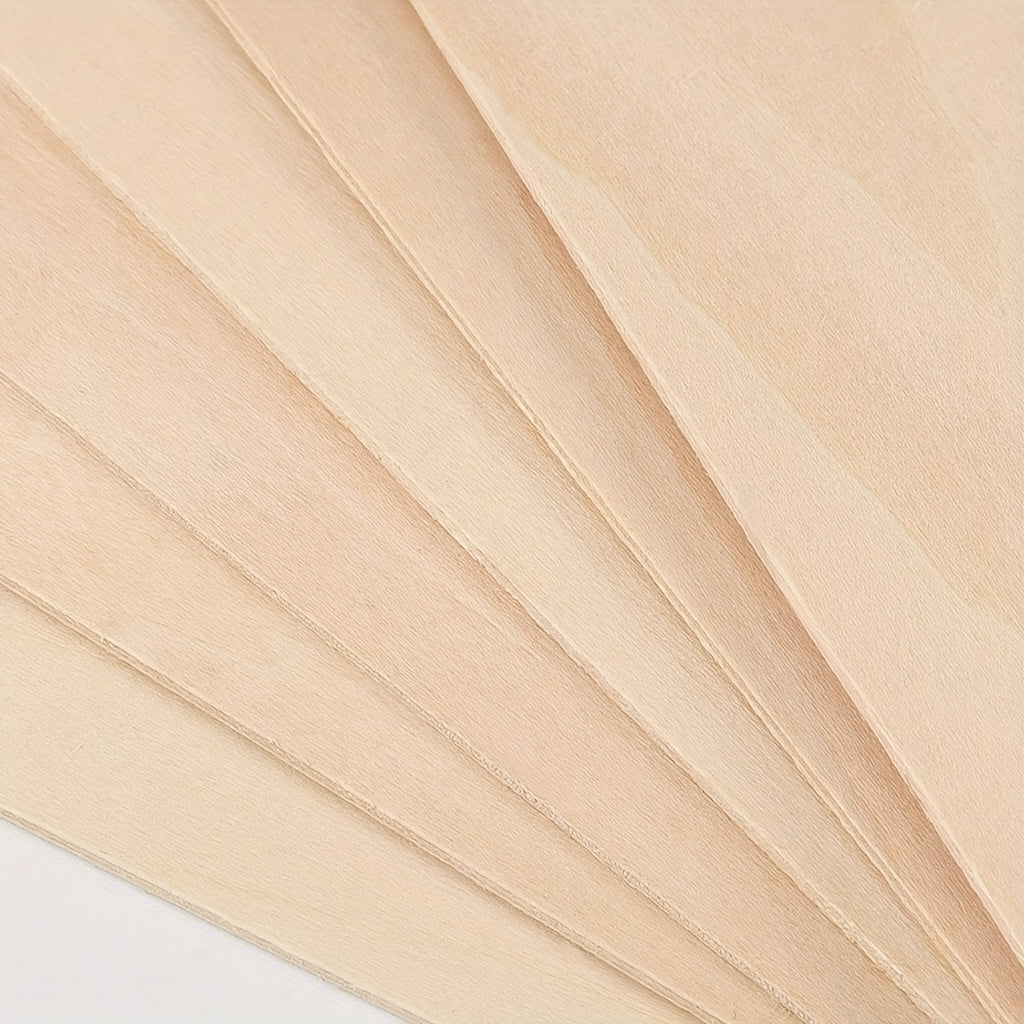 Unfinished Wood Sheets for Crafts 8x6x1.5 Inch 2mm Thick