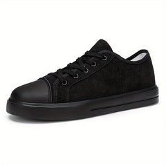 Men's Lace-up Canvas Skate Shoes Outdoor Walking Sneakers