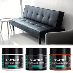 Leather Care Cream for Car Seats and Sofas
