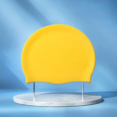 Unisex Silicone Swim Cap Waterproof Non Slip Elastic Men Women