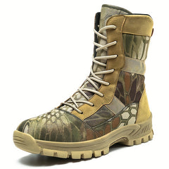 Men's Camo Hiking Shoes High Top Breathable Non Slip