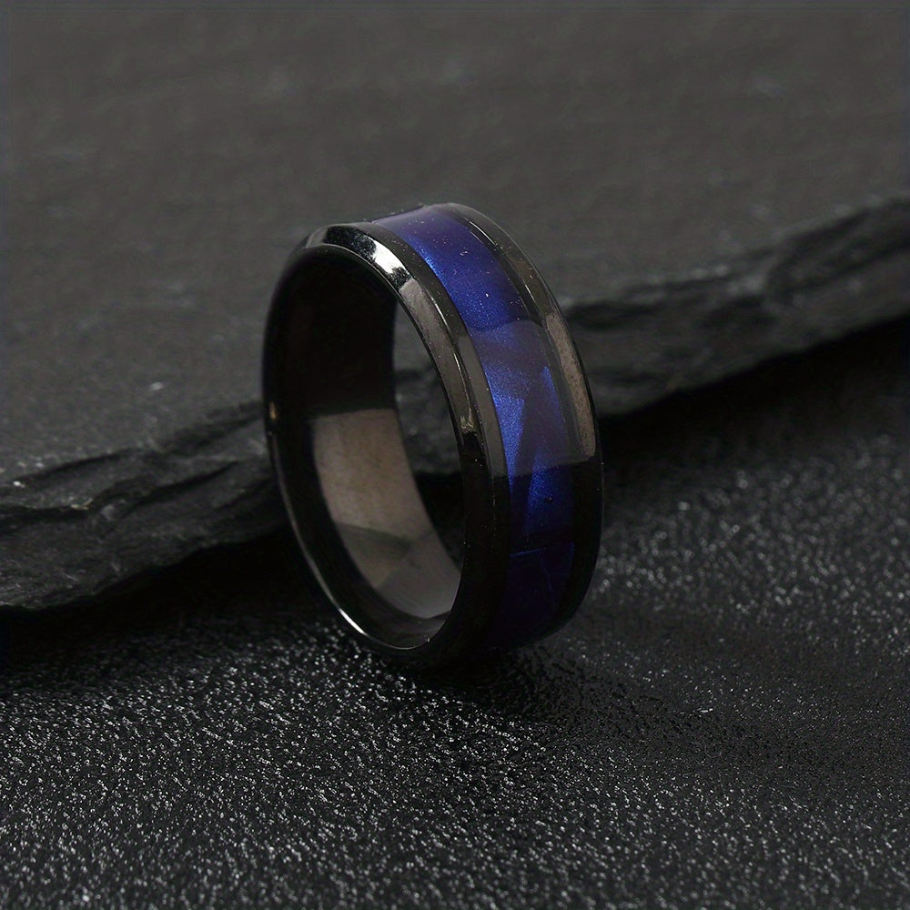 Stainless Steel Shell Ring for Men and Women