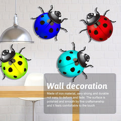 Metal Ladybugs Wall Decor - Add Sparkle to Your Home